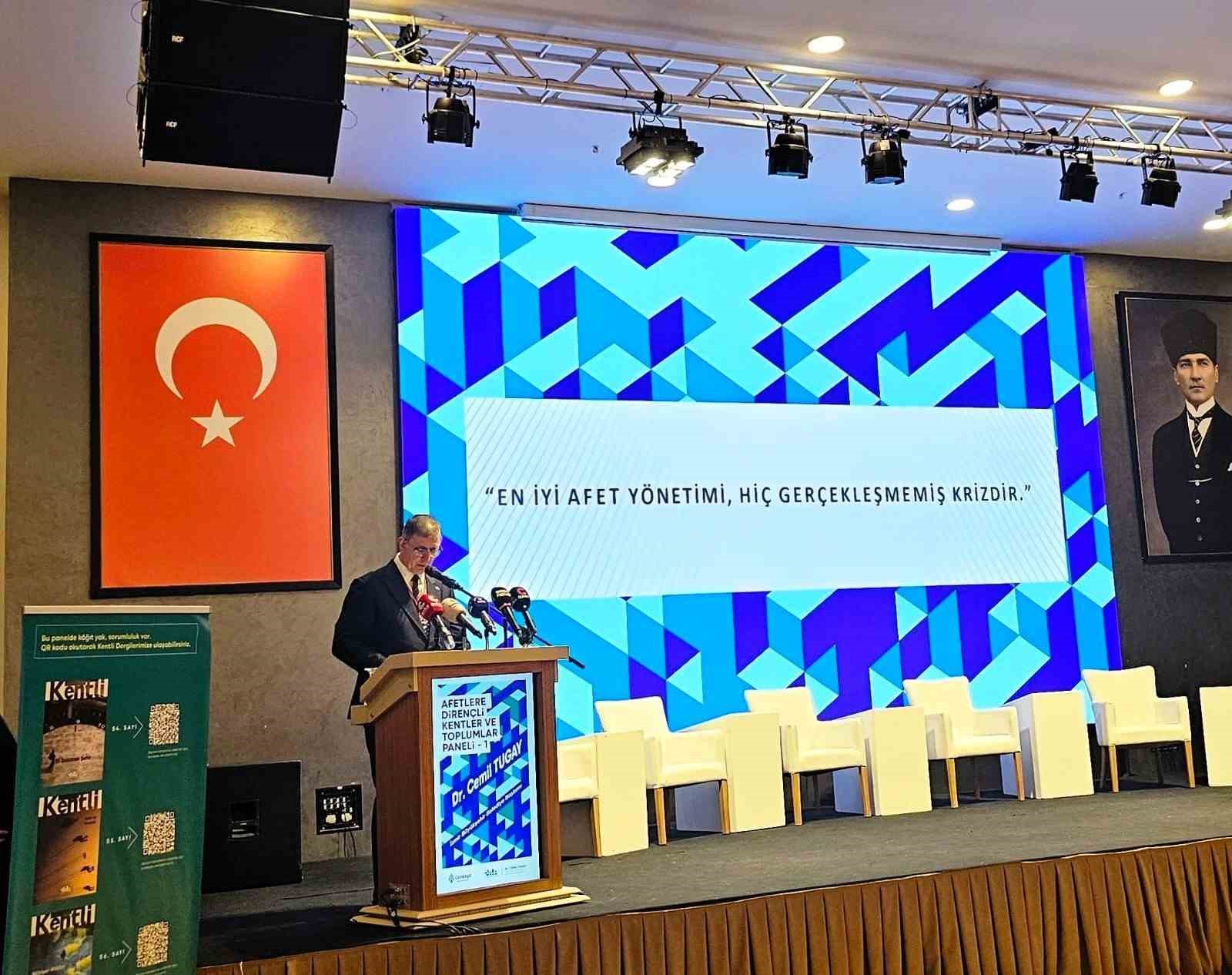 Afetlere karşı dirençli kentler için Çankaya’da buluşma