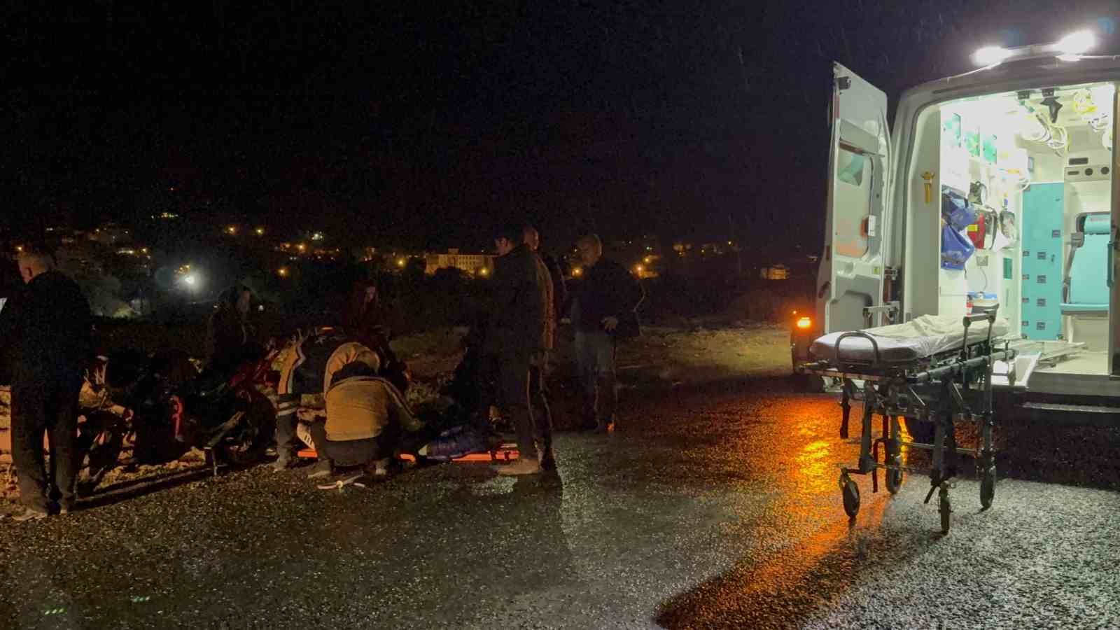 Gazipaşa’da motosiklet kazası: 1 yaralı