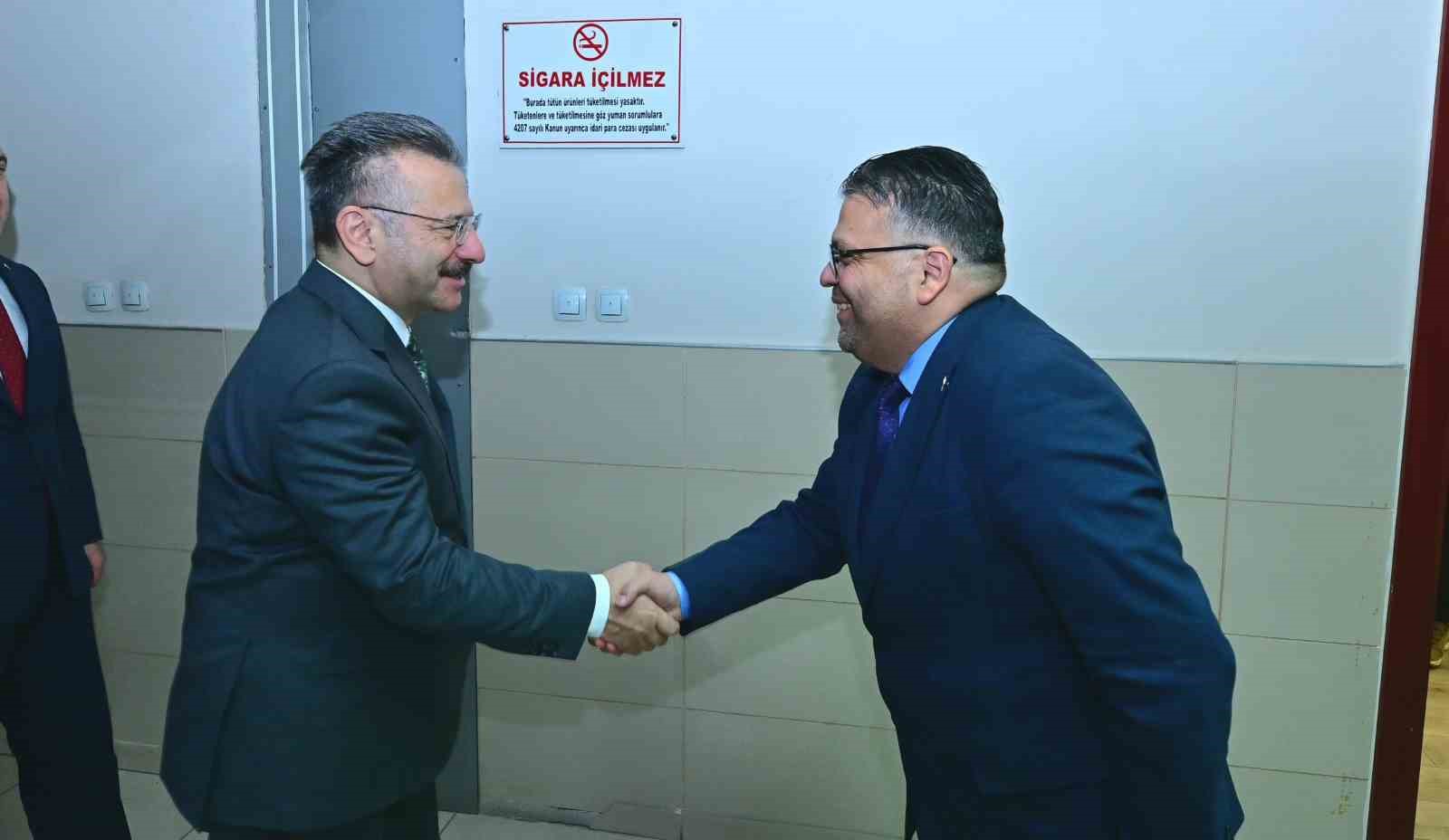 Vali Aksoy’dan veda ziyaretleri