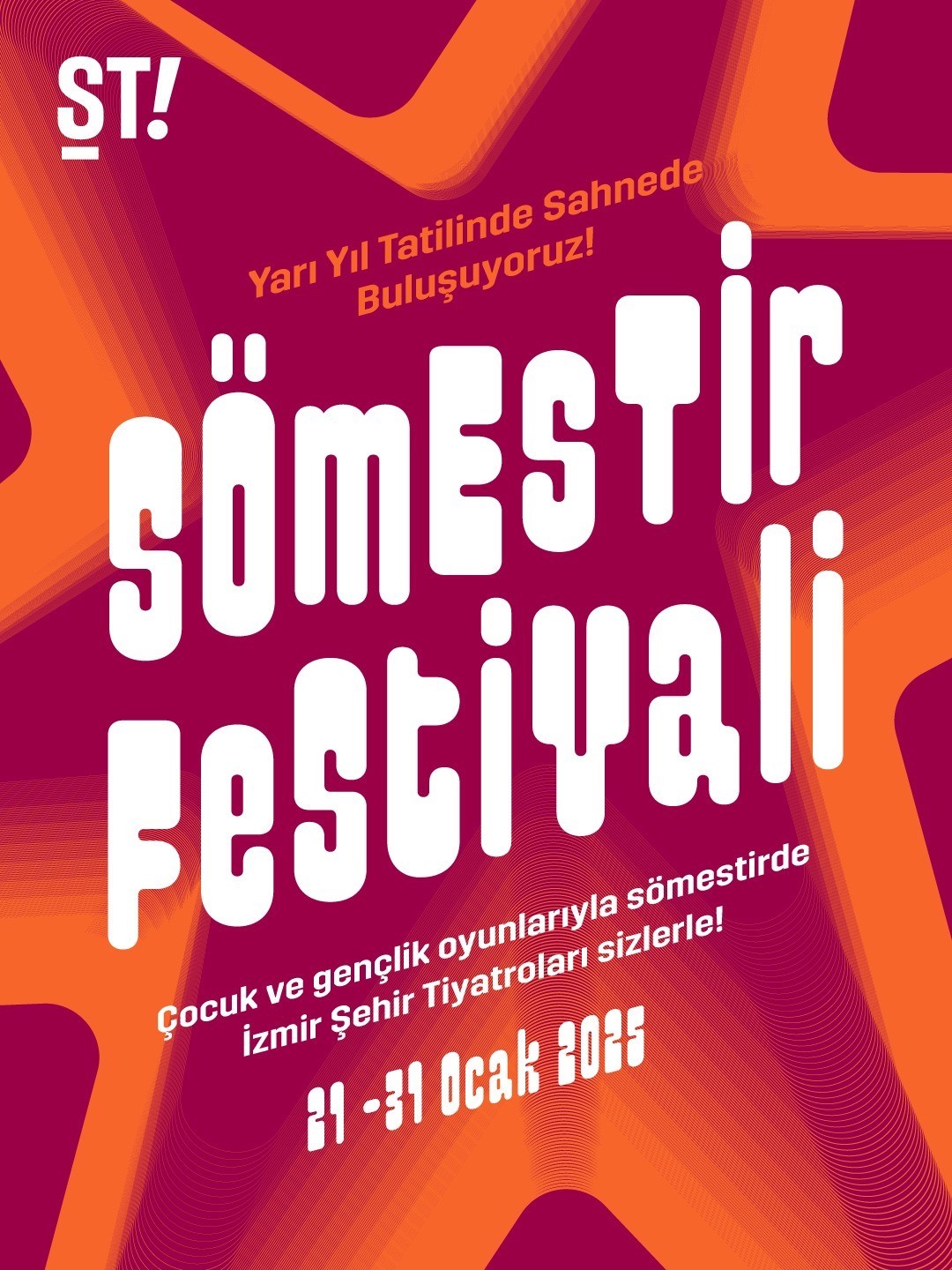 İzmir Şehir Tiyatroları Sömestir Festivali başlıyor