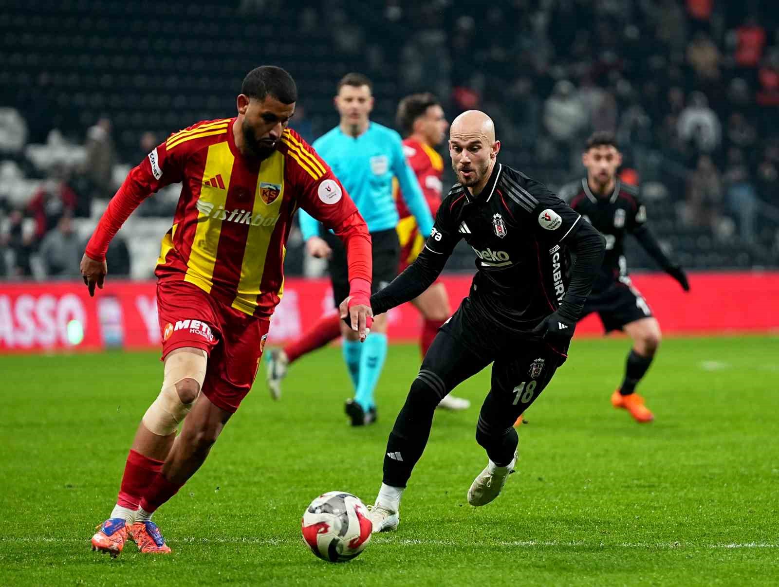 Trendyol Süper Lig: Beşiktaş: 1 - Kayserispor: 0 (Maç sonucu)