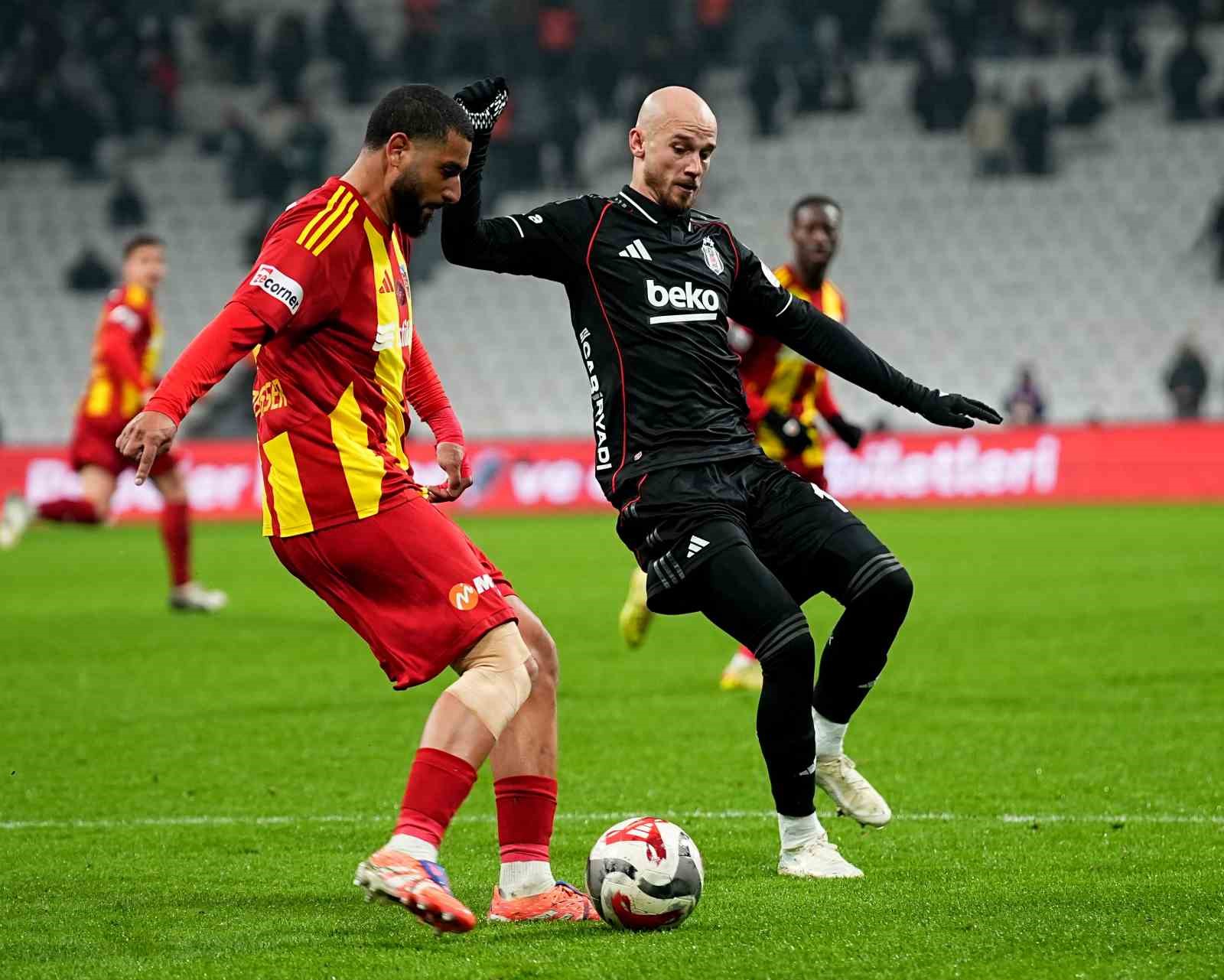 Trendyol Süper Lig: Beşiktaş: 1 - Kayserispor: 0 (Maç sonucu)