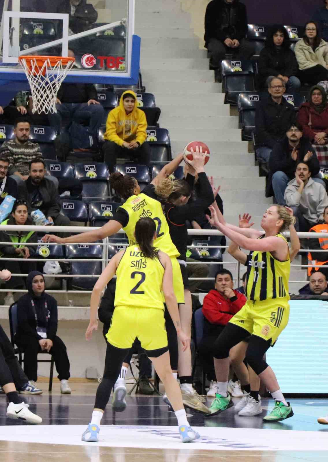 Basketbol Süper Ligi: Fenerbahçe Opet: 84 - ÇİMSA ÇBK Mersin: 66