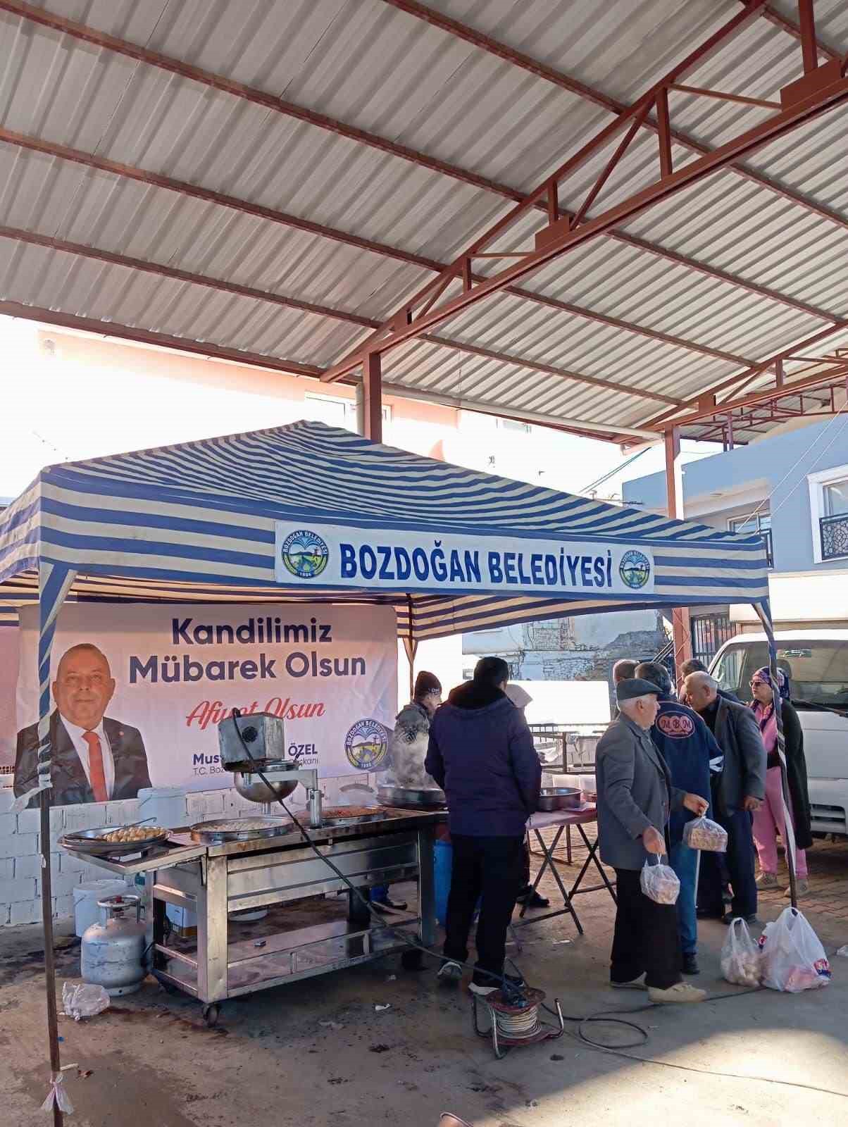 Bozdoğan Belediyesi’nden vatandaşa lokma ikramı