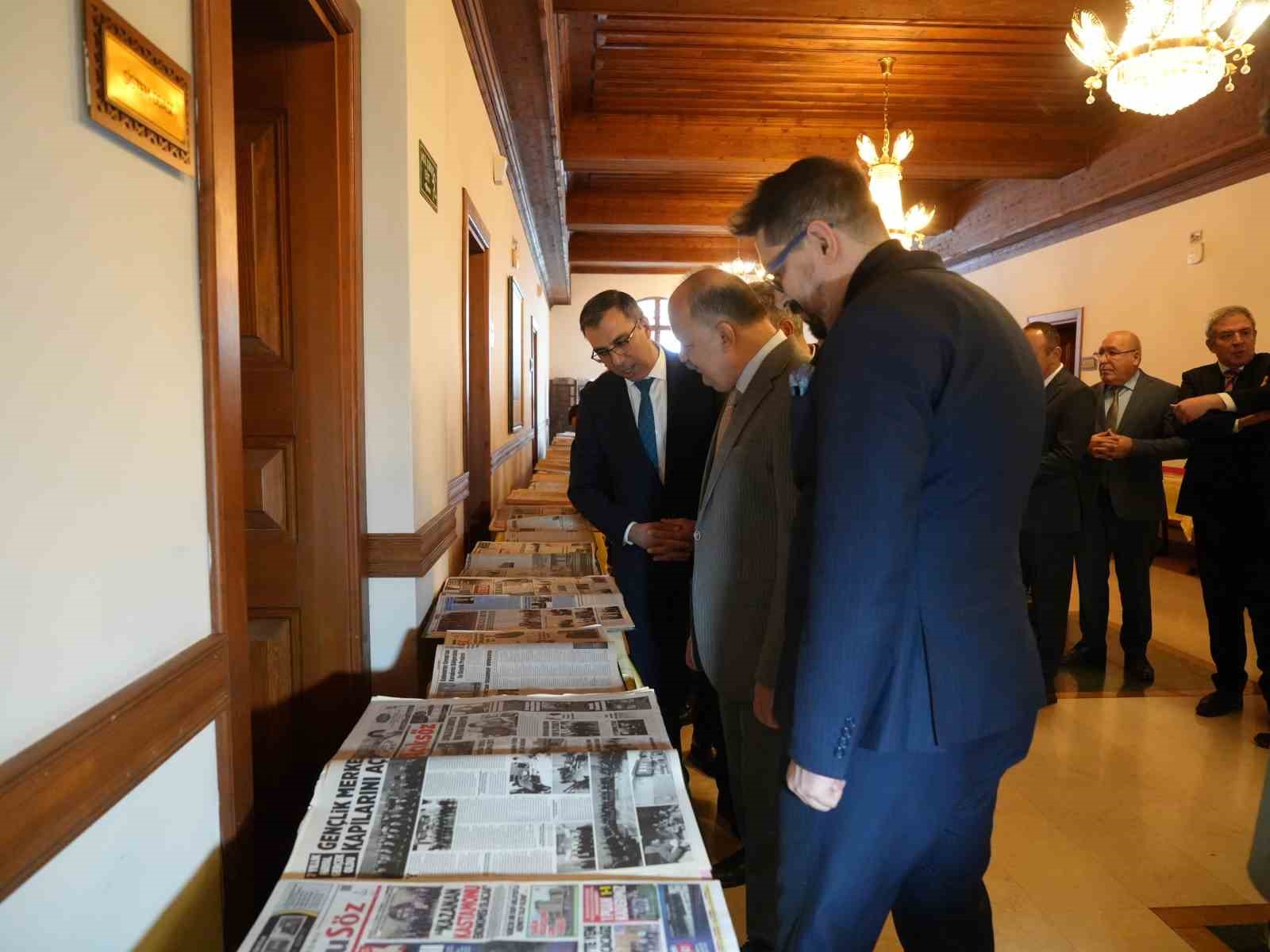 Gazetelerle Kastamonu tarihine ışık tutan sergi kapılarını açtı