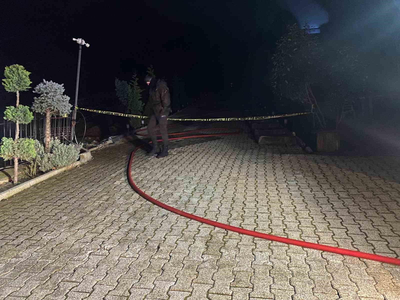 Kocaeli’de bungalovda çıkan yangın paniğe neden oldu