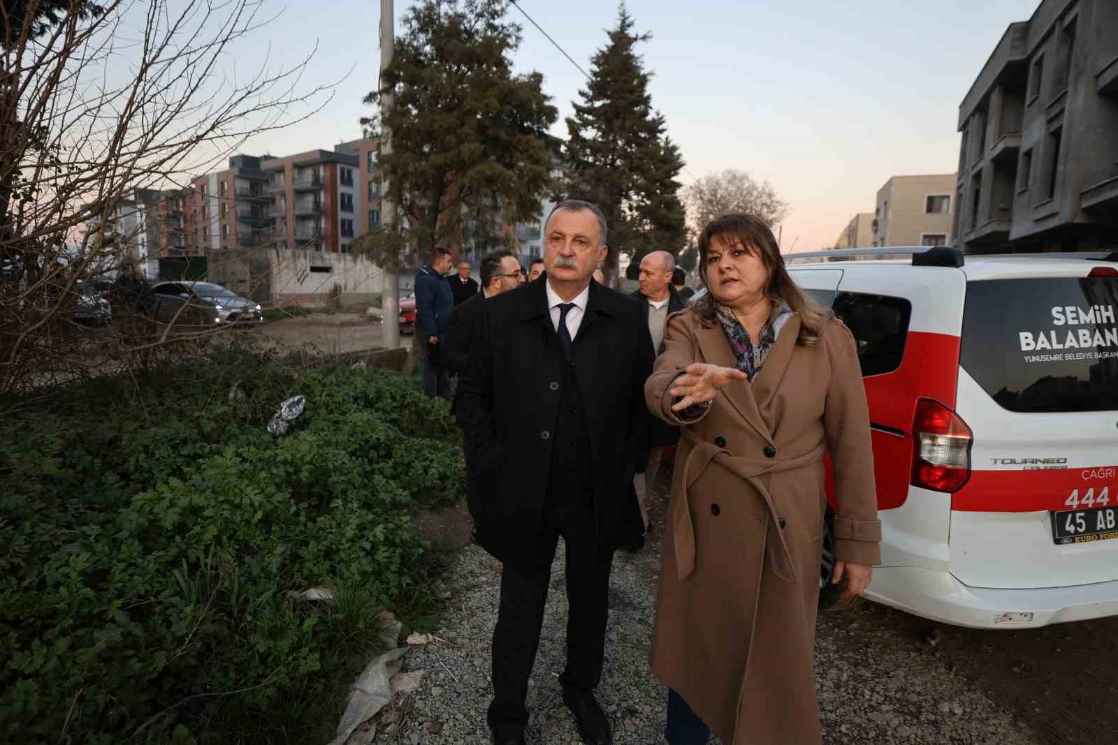 Başkan Balaban Muradiye’de çalışmaları yerinde inceledi