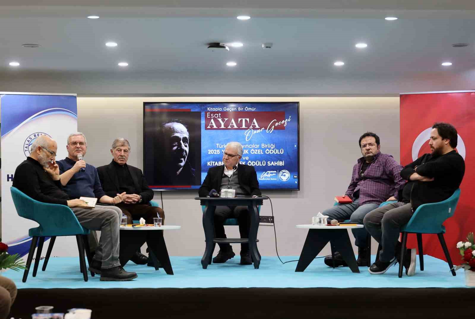 Talas’ta edebiyat dünyası, Esat Ayata’yı anlattı