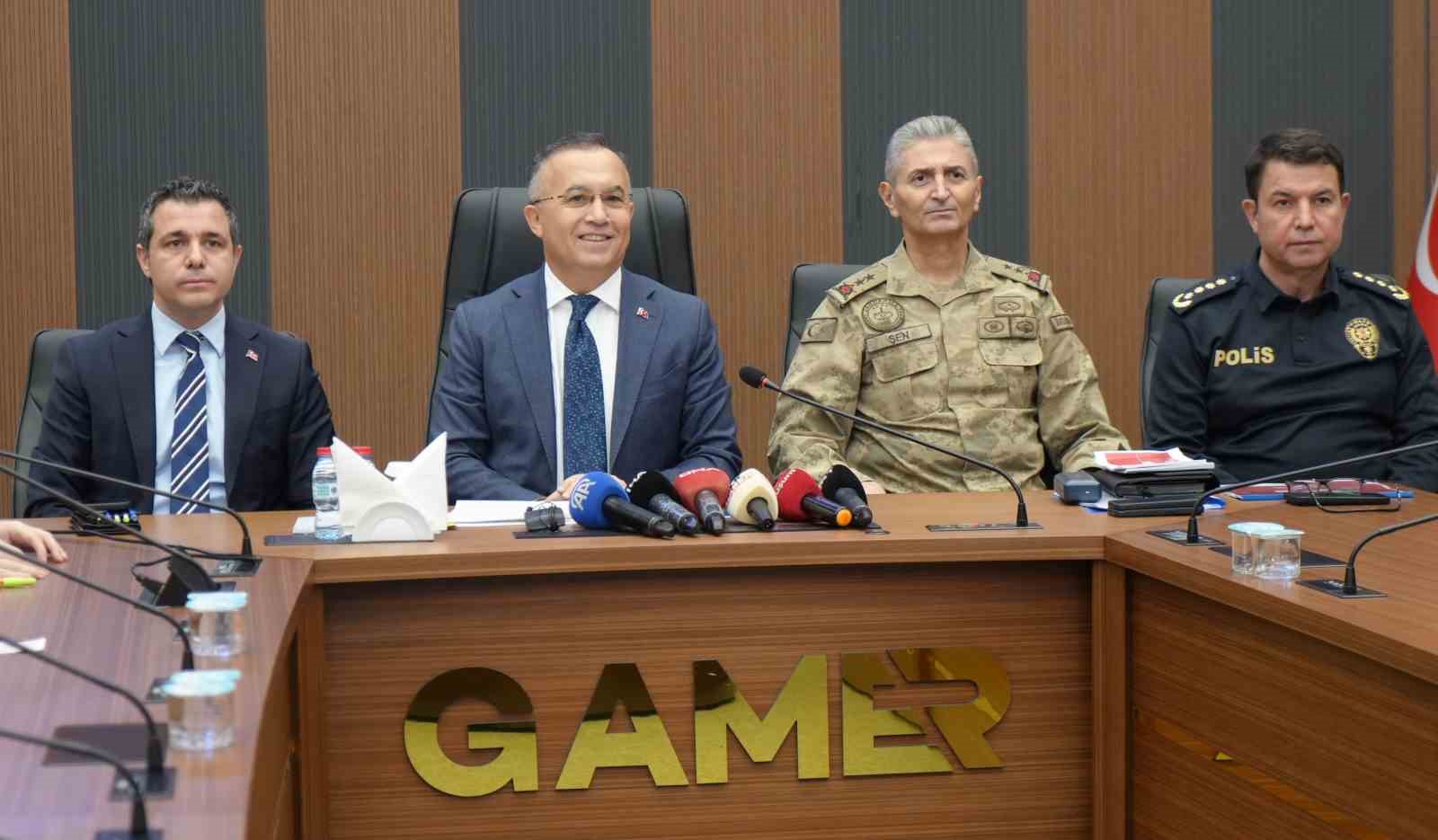 Gaziantep’te 626 terör operasyonu yapıldı, 662 kilo uyuşturucu ele geçirildi