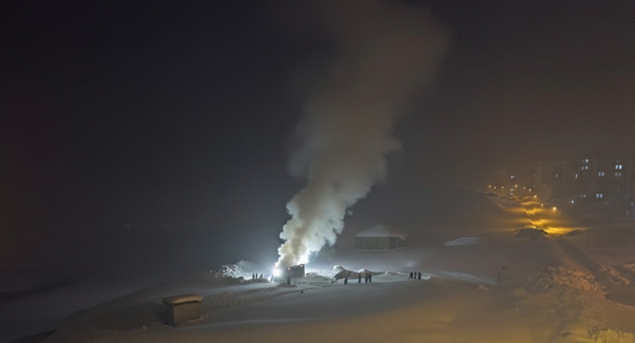 Hakkari’de itfaiye araçlarının çıkamadığı tandır evindeki yangına vatandaşlardan karla müdahale