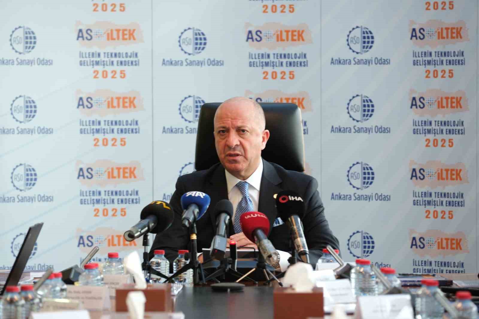 İllerin teknolojik gelişmişlik endeksinde ilk sırada Ankara, ikinci sırada İstanbul yer aldı