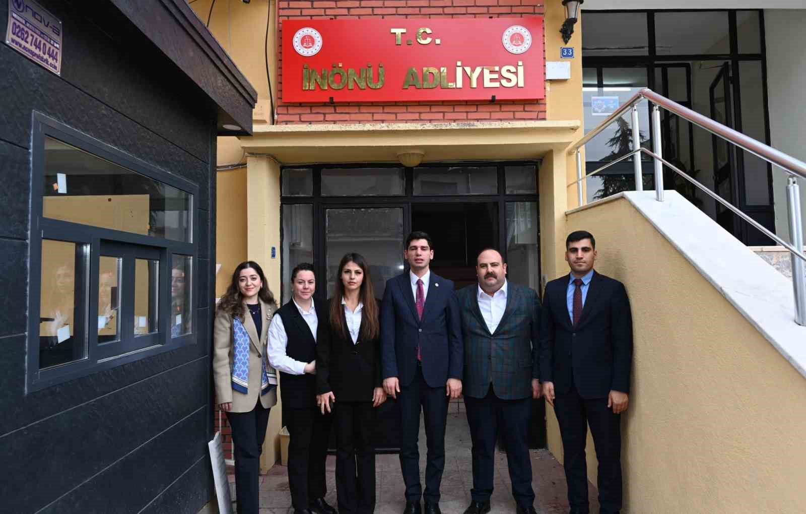 İnönü Adliyesi’ne hayırlı olsun ziyareti