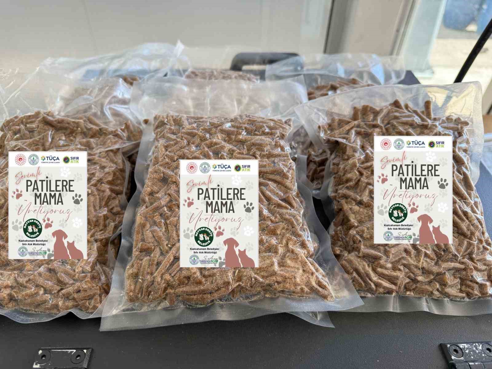 Kızılcahamam’da yemek atıkları kedi ve köpek mamasına dönüşüyor