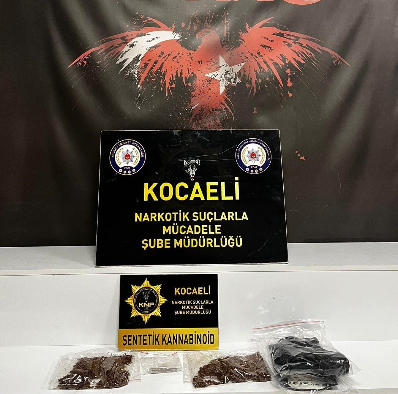 Kocaeli’de son 41 gündeki narkotik operasyonlarında 62 tutuklama