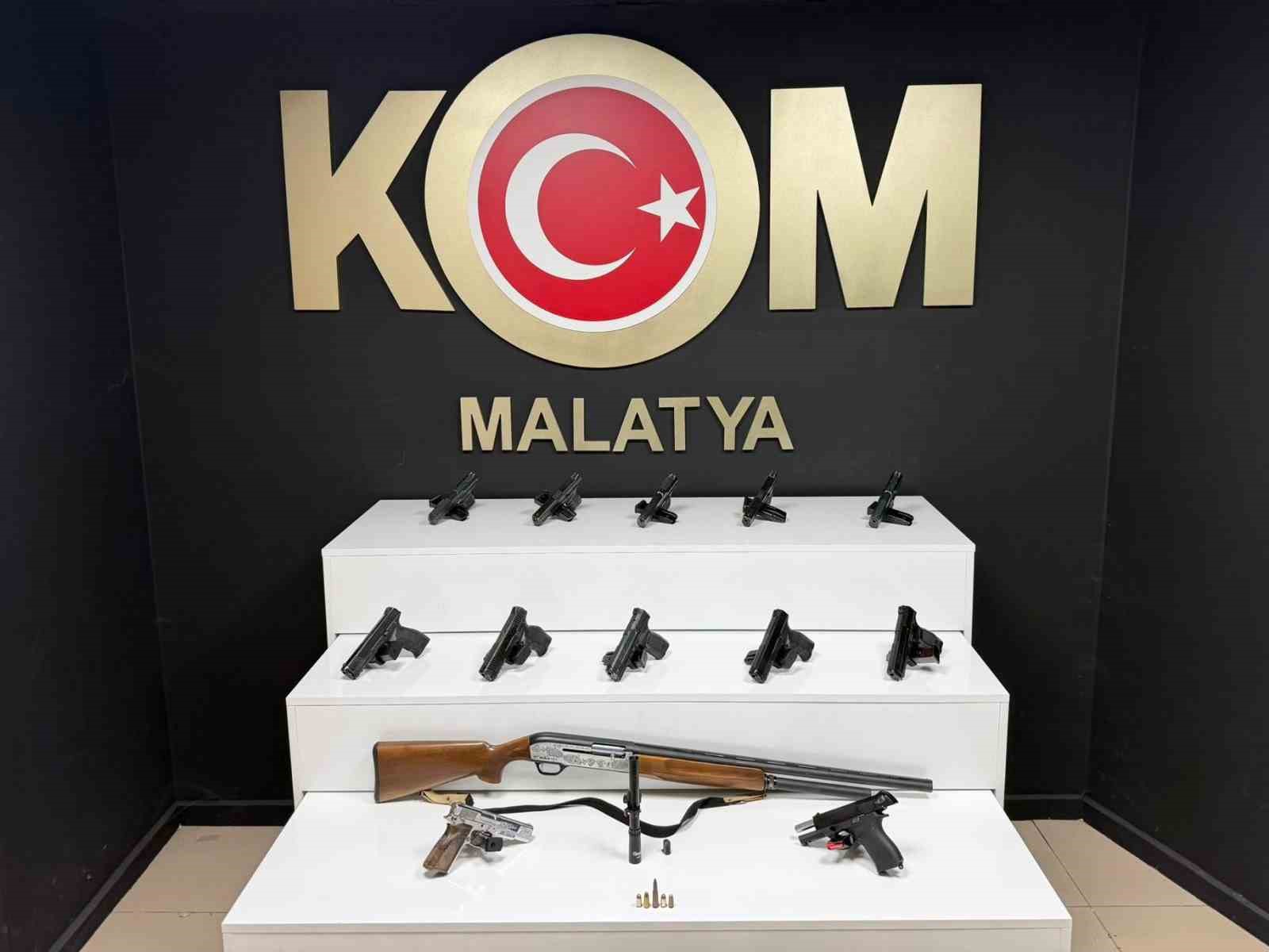 Malatya’da ruhsatsız silah operasyonu