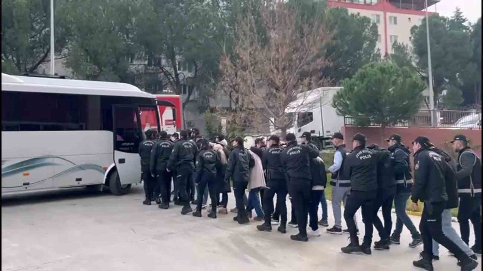 Manisa’da suç örgütüne darbe: 15 şüpheli gözaltında