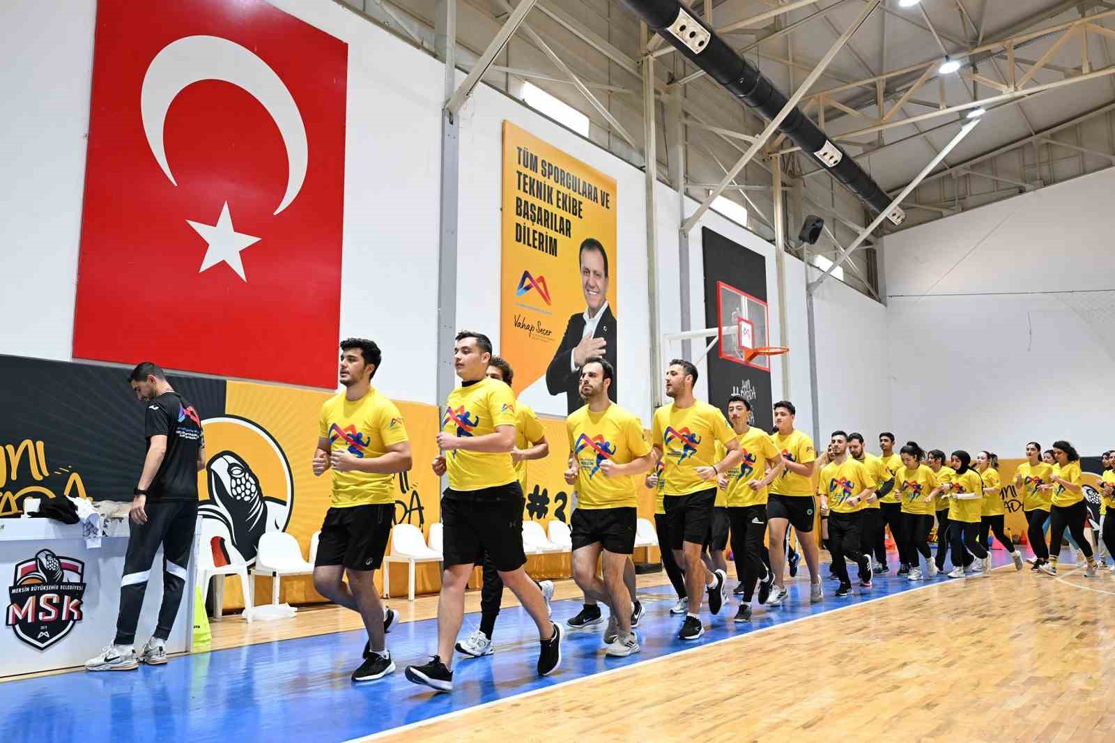 Mersin’de gençlere ücretsiz fiziki yeterlilik desteği