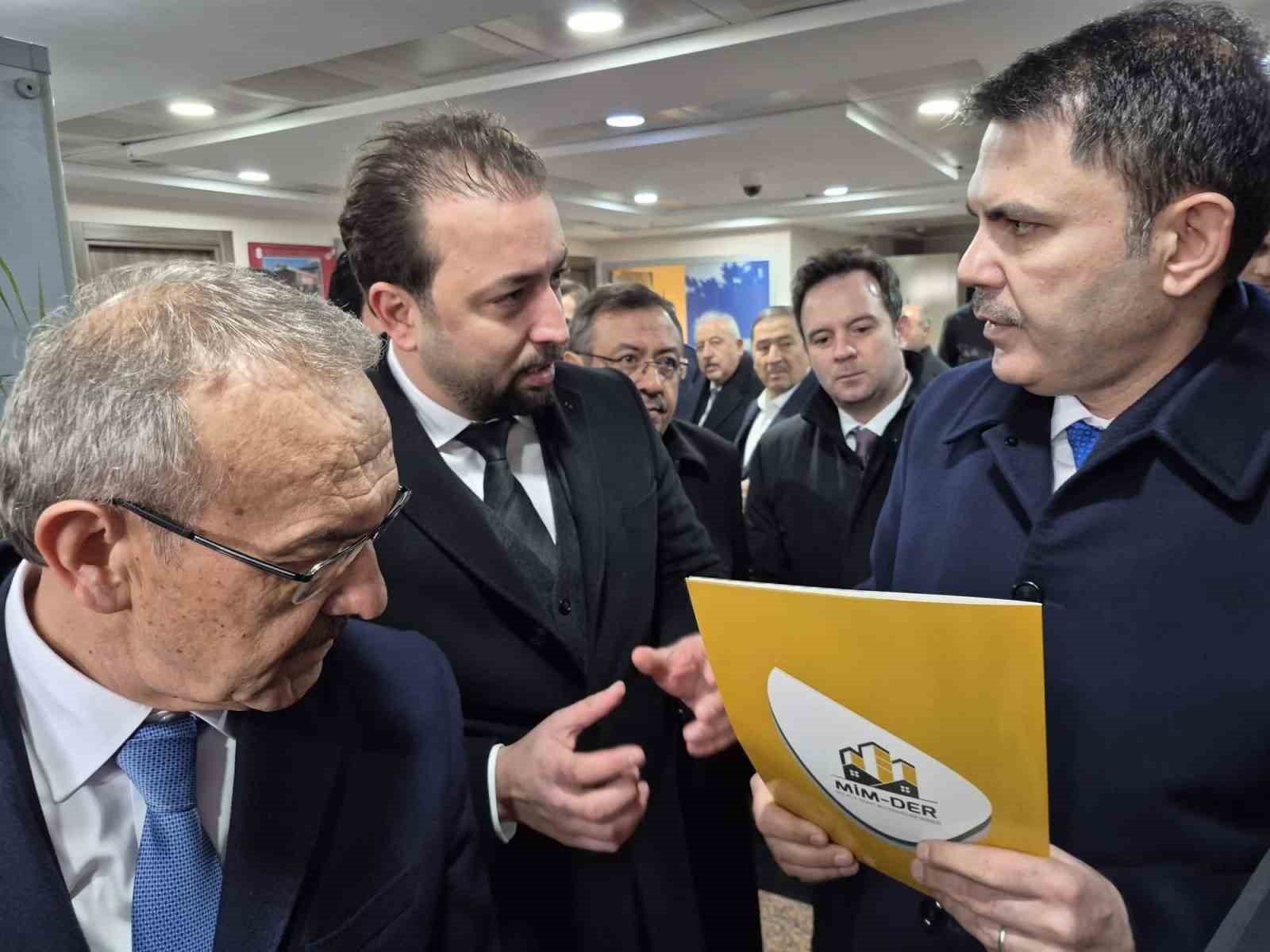 MİMDER’den Bakan Kurum’a yerinde dönüşüm raporu