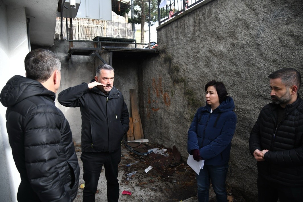 Pursaklar Belediye Başkanı Çetin, projeleri yerinde inceliyor