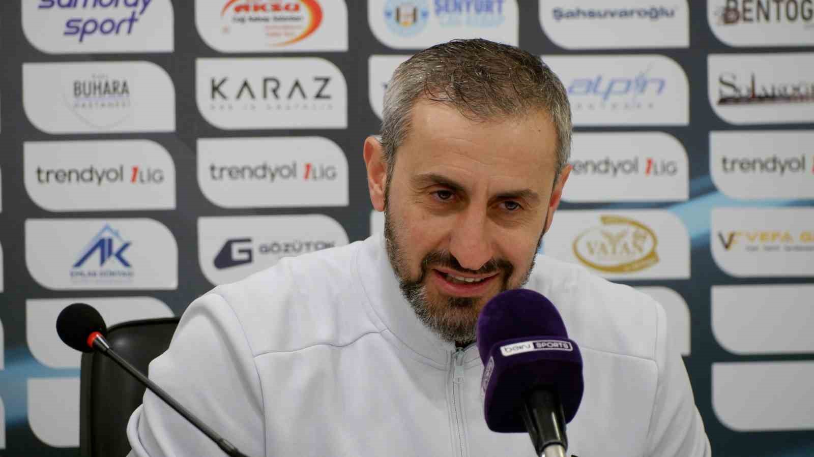 Serkan Özbalta: “İyi bir galibiyet aldık, taraftarlarımızı ve oyuncularımı tebrik ediyorum”