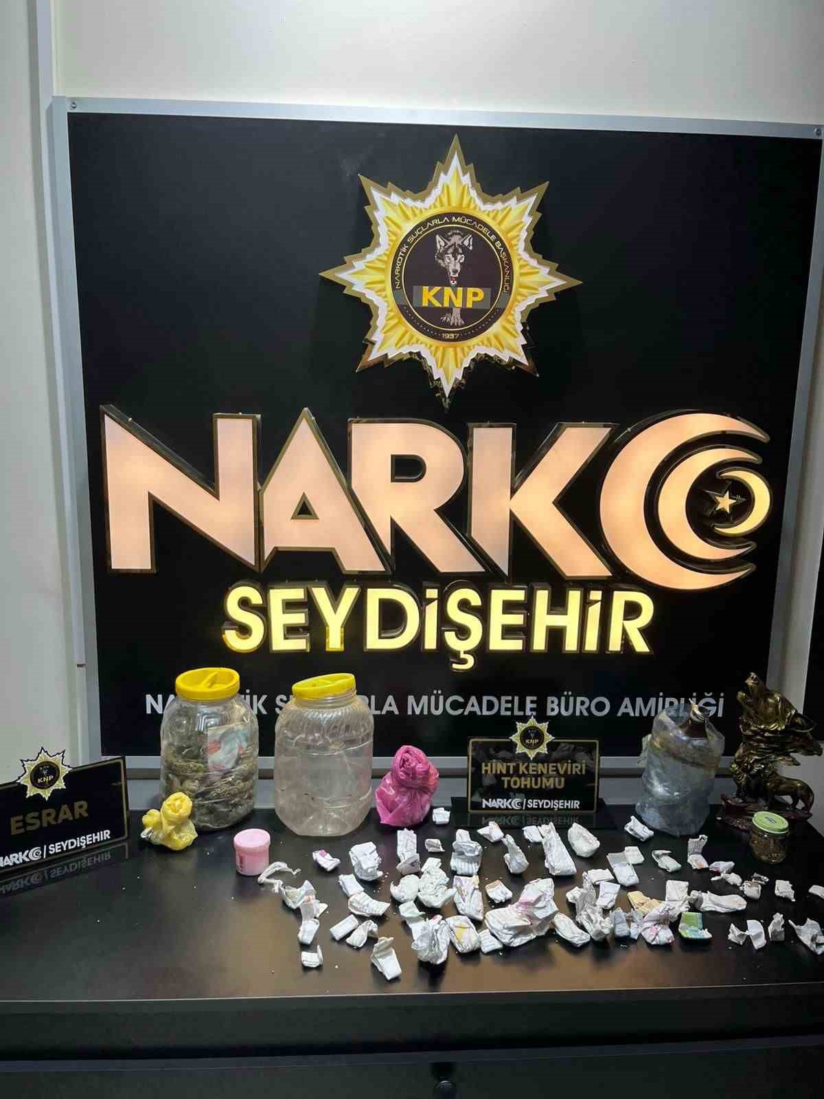 Seydişehir’de uyuşturucu operasyonu