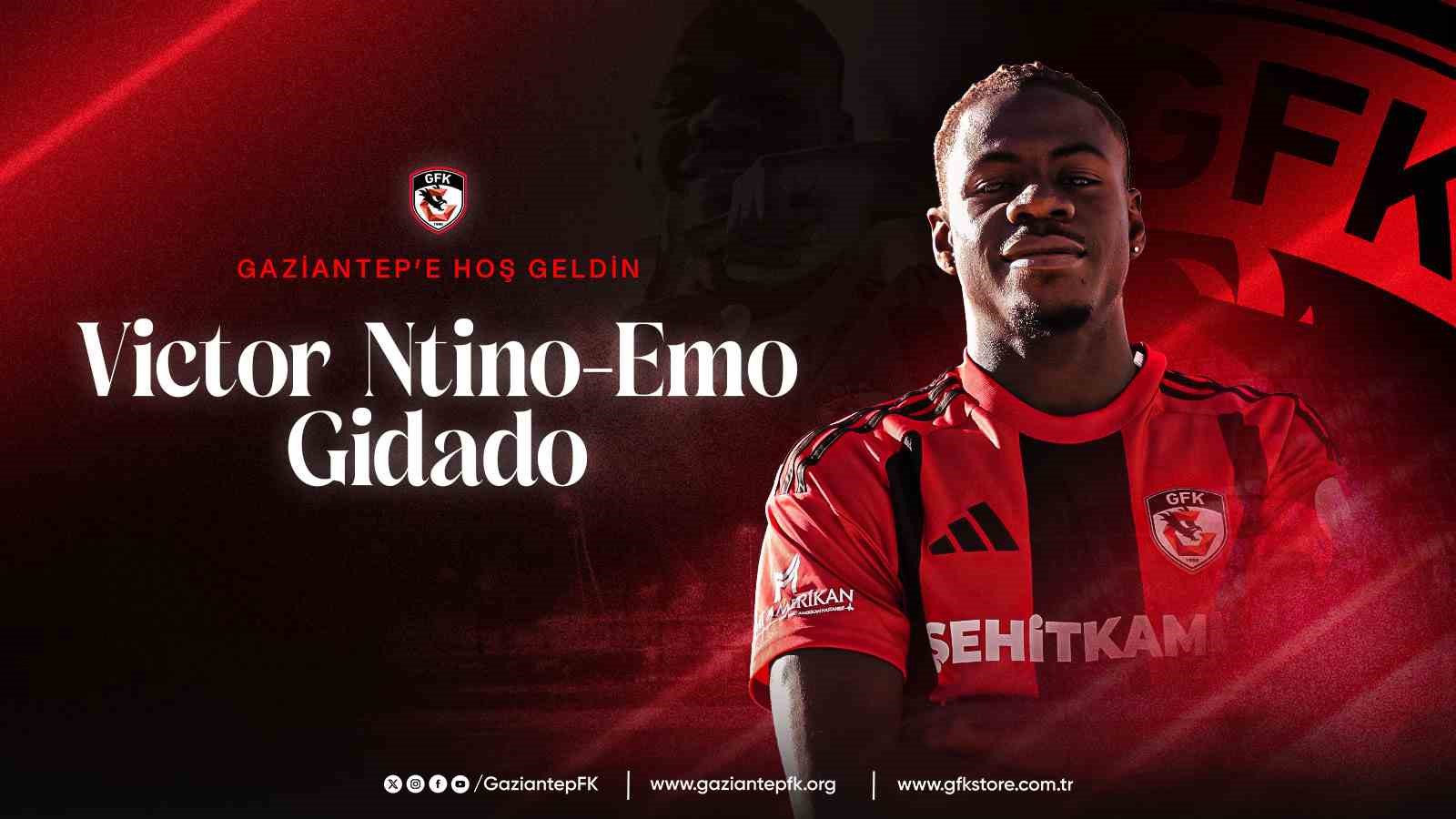 Victor Ntino-Emo Gidado, Gaziantep FK’da