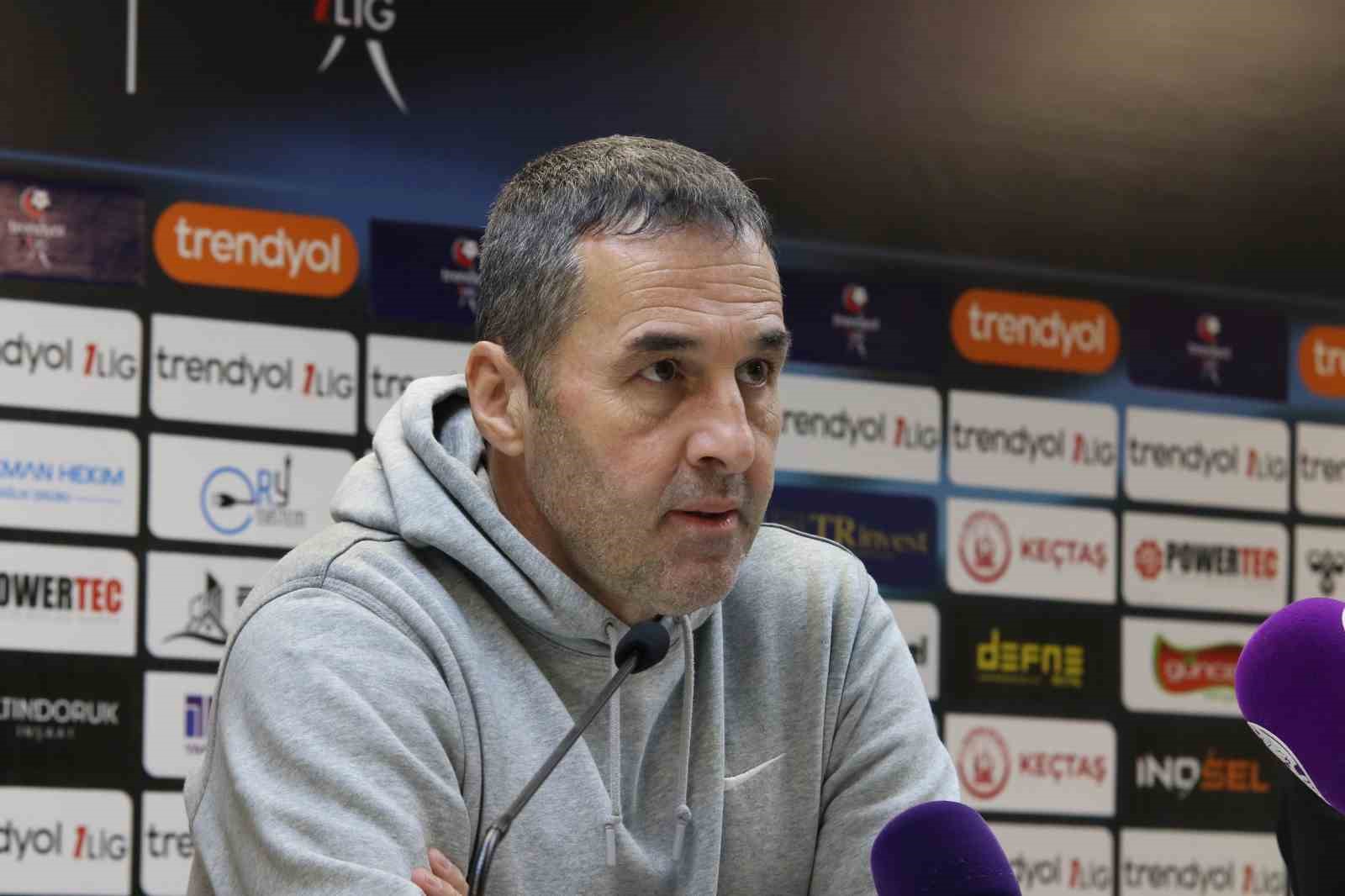 Yalçın Koşukavak: “Oyunun 30 dakikasında hava şartlarıyla uğraştık”