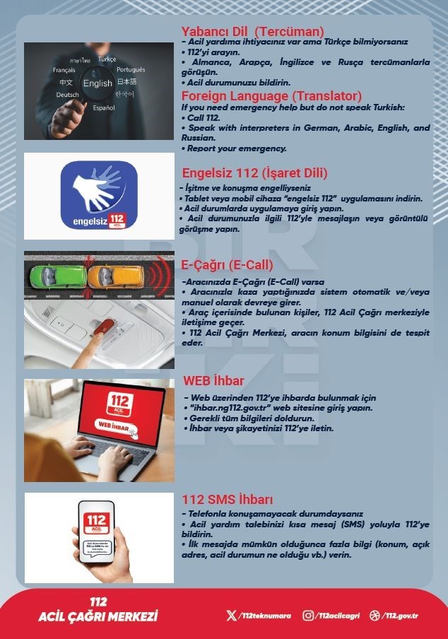 Zonguldak’ta 112’ye bir yılda 541 bin çağrı geldi